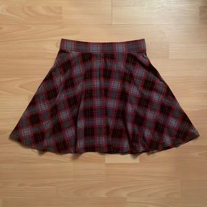 Plaid Skater Skirt